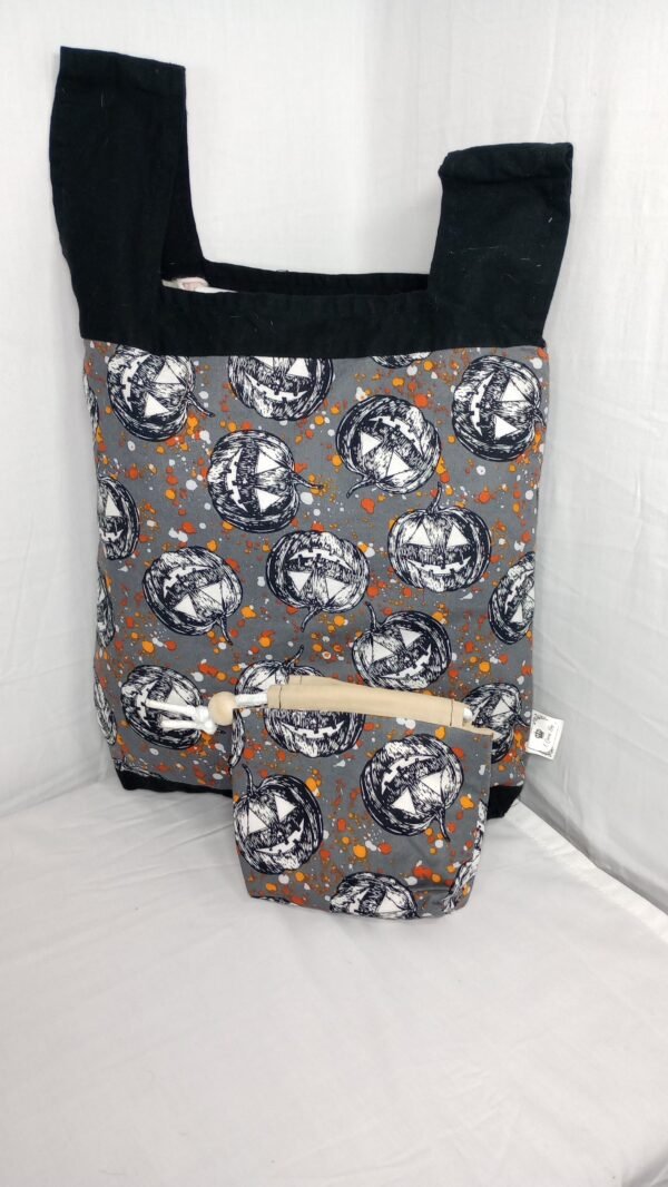 Medium Knot Bag Set - Black Pumpkins