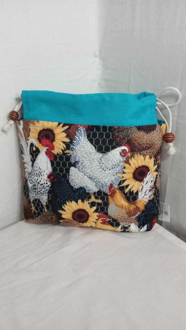 Hook and Needle Bag - Chickens