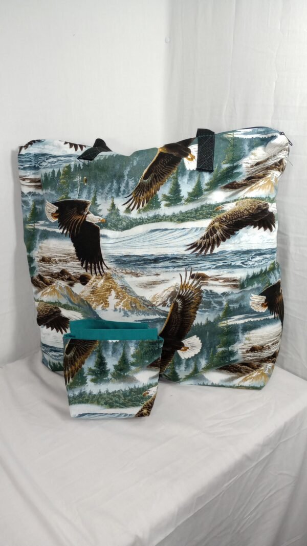 Extra Large Zipper Bag Set - Eagles