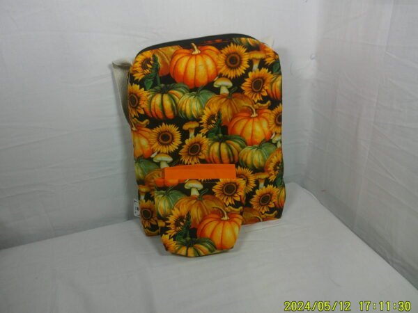 Small Zipper Bag Set - Pumpkins and Sunflowers