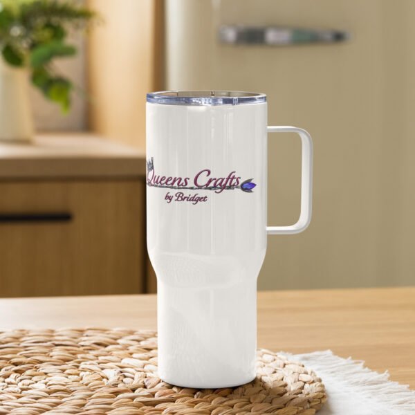 The Queen's Logo Travel mug with a handle - Image 3