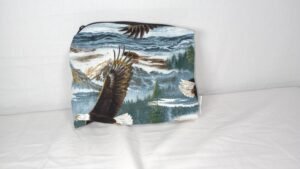 Zippered Hook and Needle Bag - Eagle