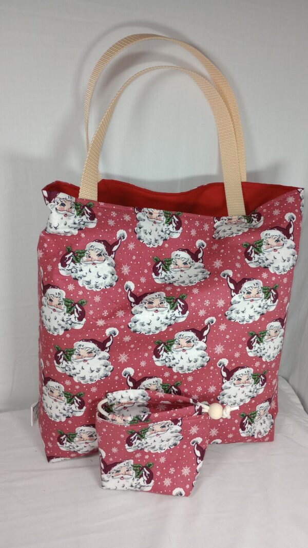 Large Tote Bag Set - Jolly Santa