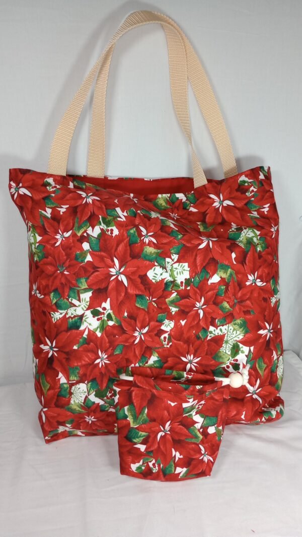 Medium Tote Set - Poinsettia